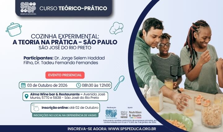 Cozinha Experimental: a teoria na prática - SPSP Regional São José do Rio Preto